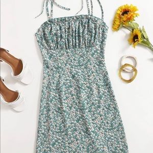 Tie Shoulder Dress